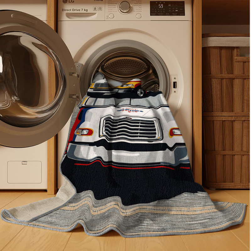 Tapis gris lavable à la machine, Carré 8 pi