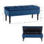 Banc de rangement avec repose-pieds Scheel-87705892