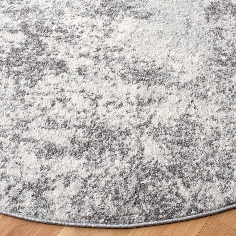 Jerilyn Abstract Area Rug, Round 201 cm