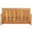 Montford Teak Loveseat with Cushions-1642054016