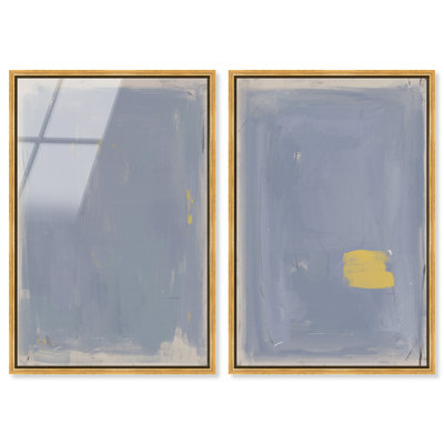 Painted Morning Set High-Gloss Frameless Acrylic Glass Wall Art Abstract Print by Oliver Gal, Ready to Hang, 10 x 15