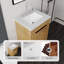 Meuble-lavabo autoportant avec lavabo