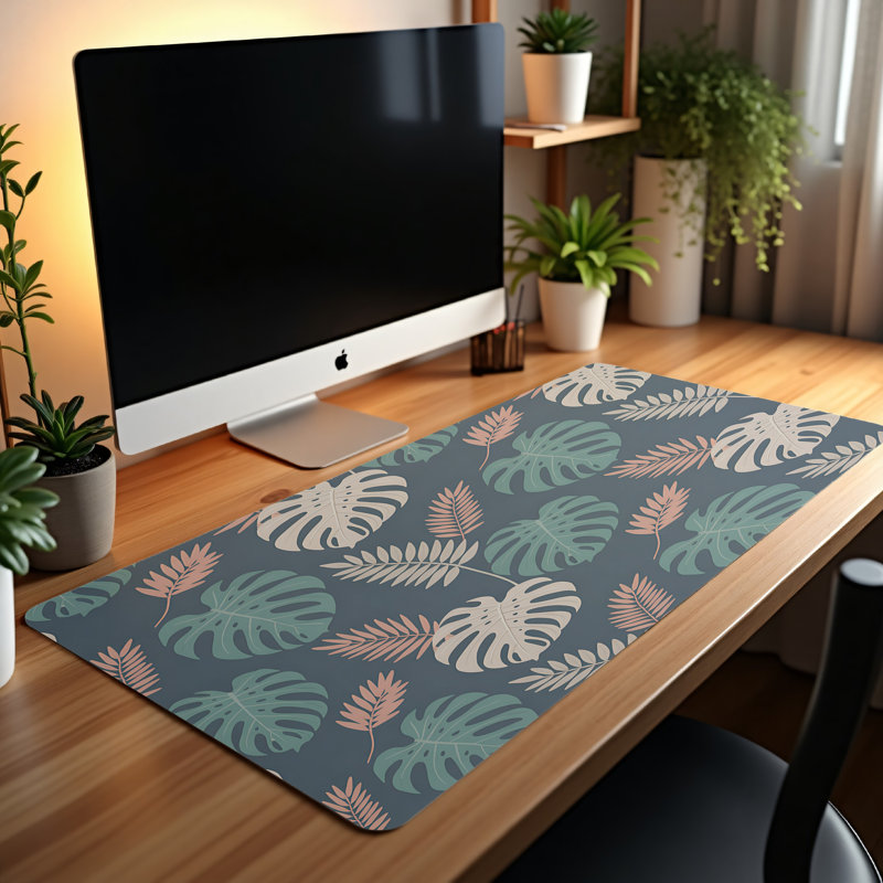 Polyester Desk Pad, 14.4x12.1