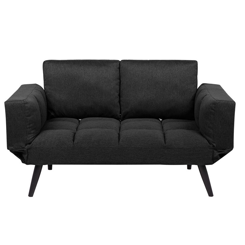 Newtowne 2 Seater Sleeper, Black