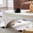 Oval Natural Marble Coffee Table-1830276453