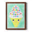 Ice Cream Alphabet - cadre photo, impression sur toile-61354132-61354133