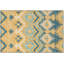 Tapis jaune / blanc / bleu tissé à la machine Hubbs-563804942