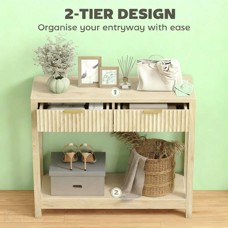 35" Narrow Entryway Console Table for Entryway - Standard