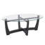 Table basse 48 po ovale en verre (table incluse seulement)