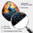 Magallon - Nebula Shape Large Blue Wall Clock - Unique Shape-247929547