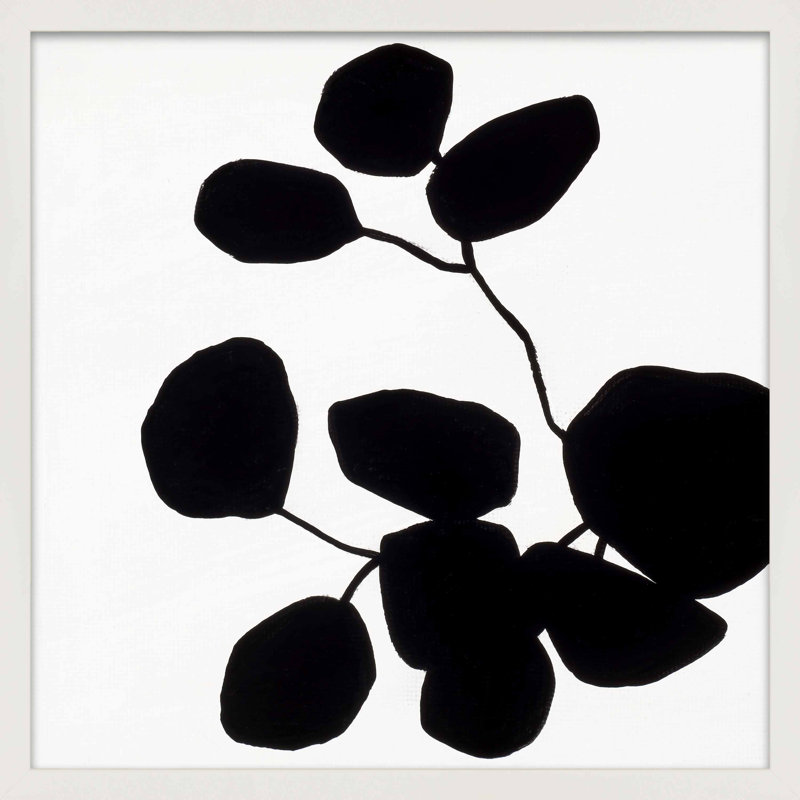 Modern Botanical 5 Print by Lee Lessem, 16" H x 16" W x 1.25" D, White Framed Paper