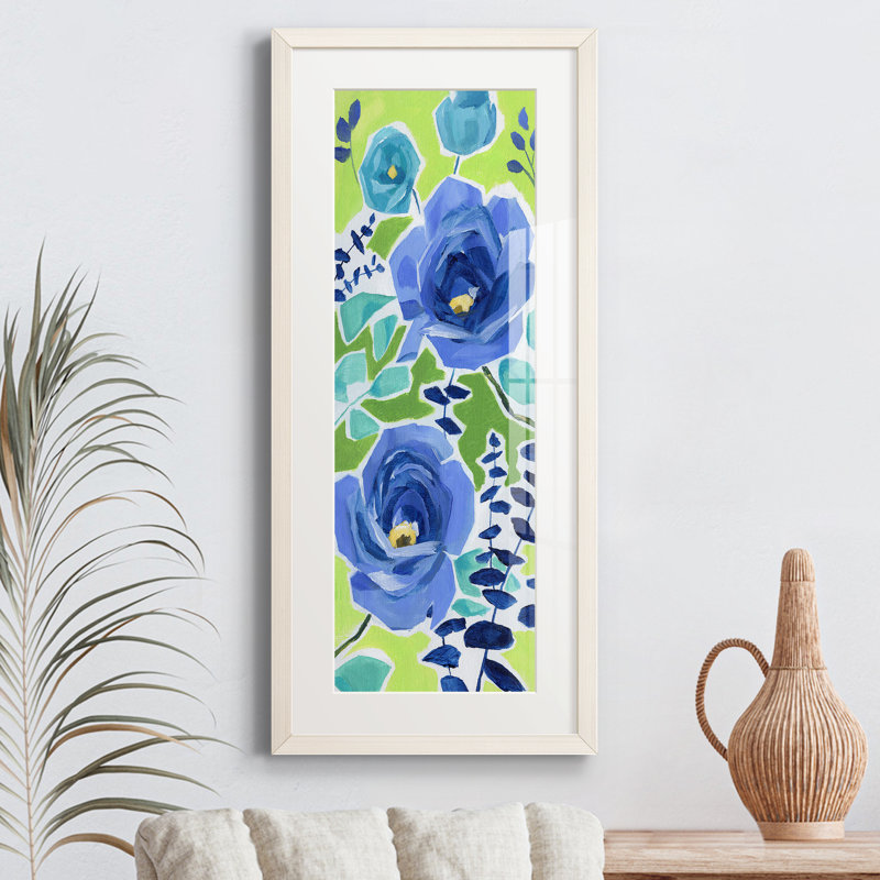 Modern Garden VII - Cadre photo, reproduction d'art sur papier, Blanc