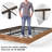 Floating Bed Frame with LED Lights, Fluted Mid Century Modern Floating Platform Bed No Box Spring Needed-1548720630
