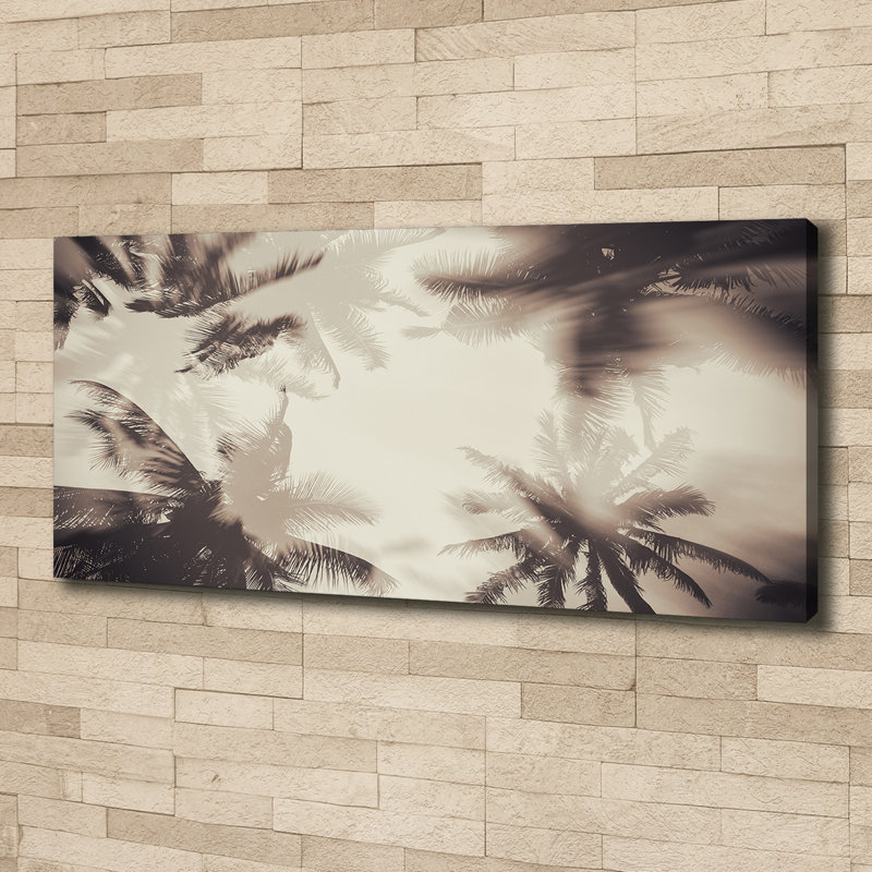 Palm Trees - Print, Wrapped Canvas, 50cm H x 125cm W x 2cm D