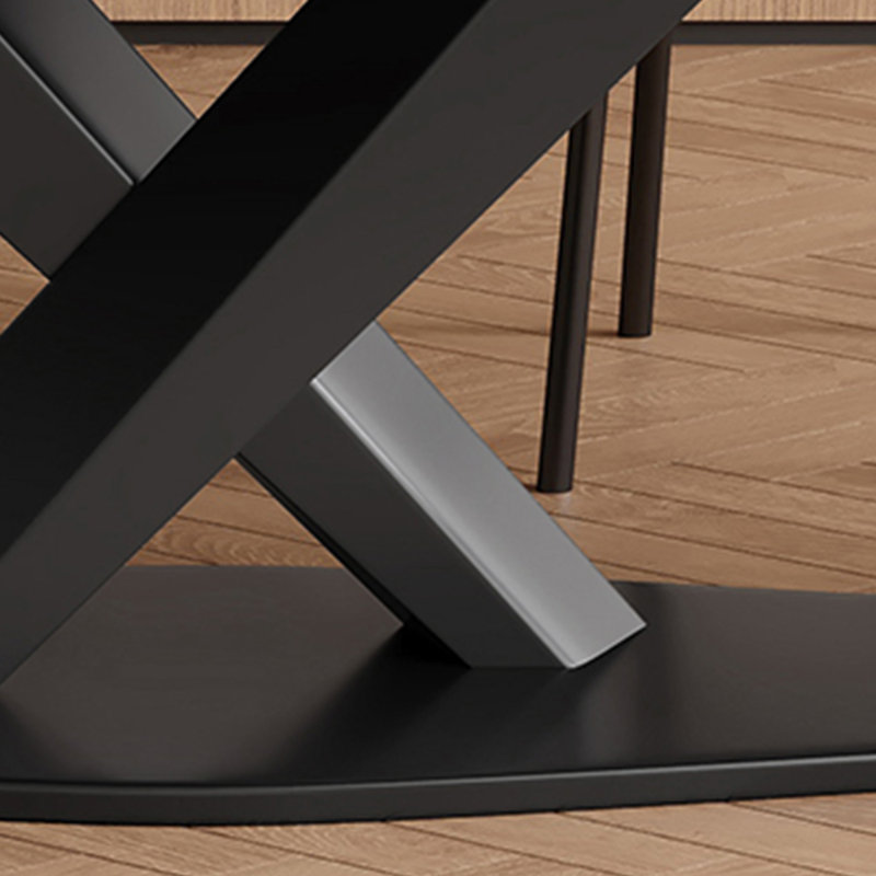 Table de salle à manger rectangulaire en bois massif noyer noir, H 29,53 po x L 70,87 po x l 35,43 po