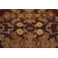 Tapis oriental floral mauve et doré 9 x 12