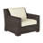 Rustic Woven Lounge Chair - Black Walnut-70166286-70166303-63221115