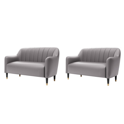 Banc rembourré en similicuir Light Luxury Cafe
