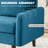 Hessville Sofa 56.3" sofas Velvet Round Arm Apartment Loveseat-517593681