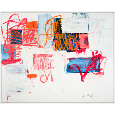 Playing With Blocks Print by Robert Robinson