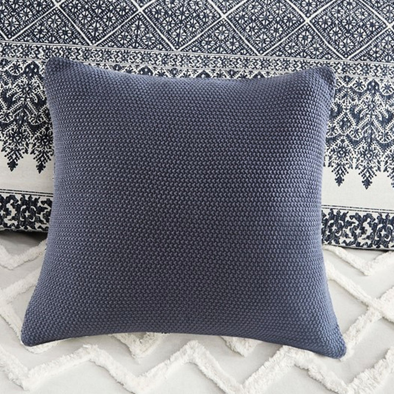 Housse de couette en coton 3 pièces, capitonnage en chenille, attrait, double / grand, imprimé grand, motif, décor, cravate intérieure