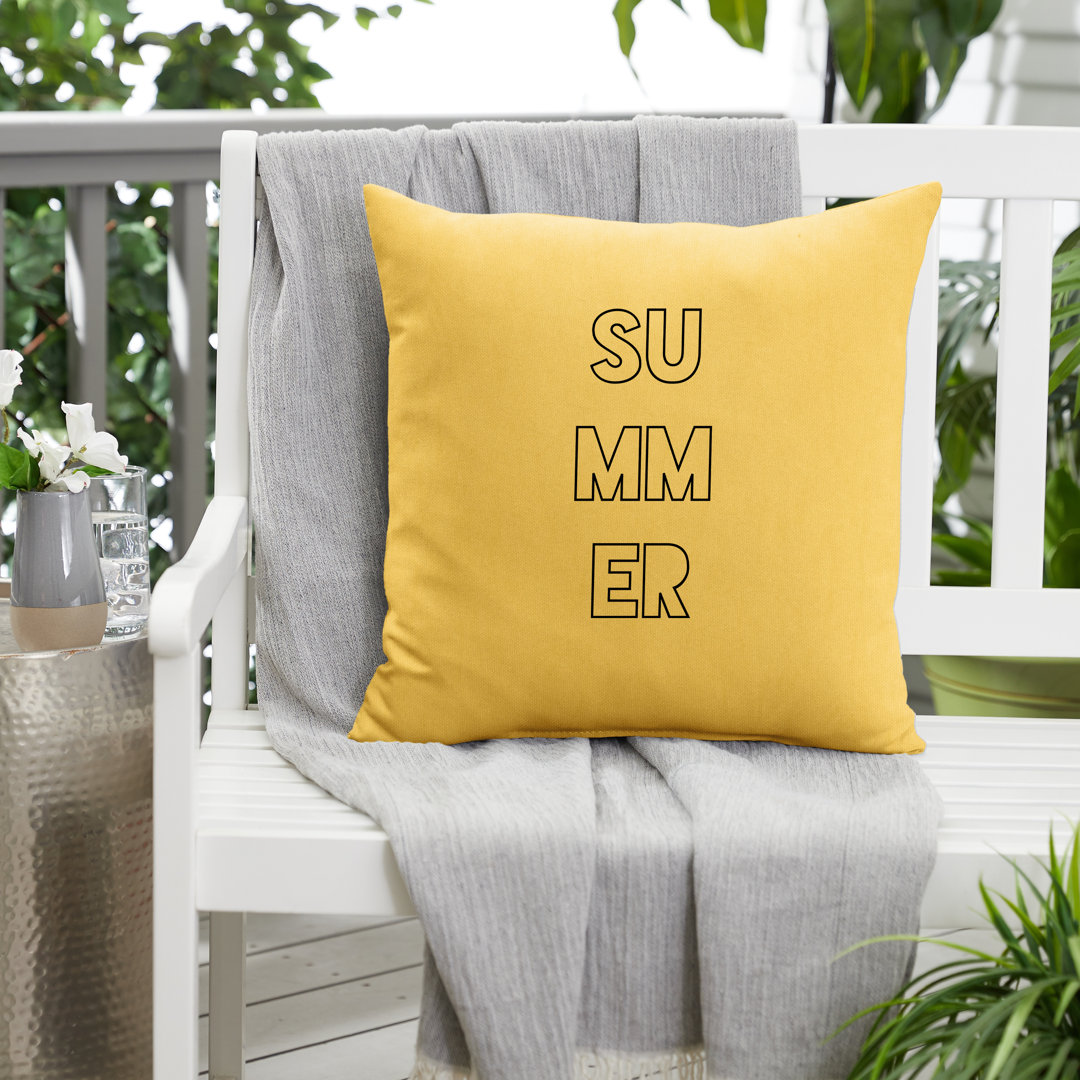  Summer Indoor / Outdoor Lumbar Pillow Mozaic Company 