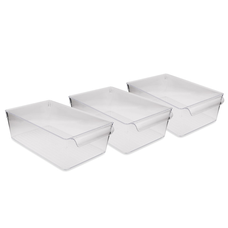 Ensemble de 3 contenants alimentaires Guelph, H 7,9 po x l 12,8 po x P 3,9 po
