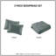 Ensemble de couvre-lit réversible 3 pièces vert baumier-126579805-126579806