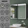 Brendyn Recessed or Surface Mount Framed LED Medicine Cabinet with Mirror and 3 Shelves, LED Lighting, Defogger, Memory Function
