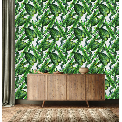 Panneau de papier peint floral Horea