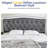 Camelback Diamond Tufted Upholstered Panel Headboard-1962771880-1962299511