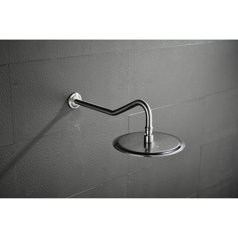 Système de douche contemporain avec jets fonctionnels modernes: tête, douche à main, barre coulissante, jets de corps polyvalents