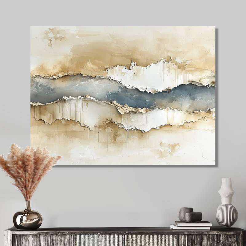 Weigle - Abstract Wall Art, H 24 po x l 32 po, Toile tendue, Ne s’applique pas