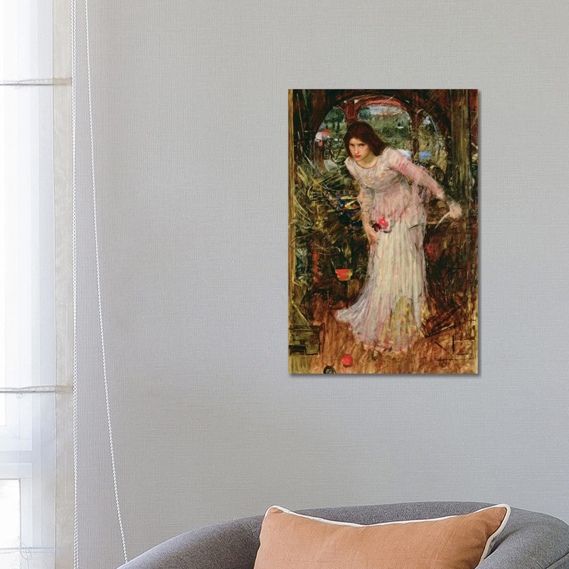 The Lady Of Shalott, C.1894 by John William Waterhouse - Wrapped Canvas Gallery-Wrapped Canvas Giclée