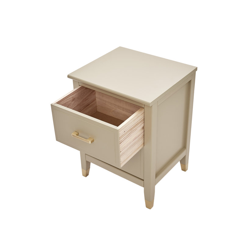 Dibble 45cm W Bedside Table, Clay
