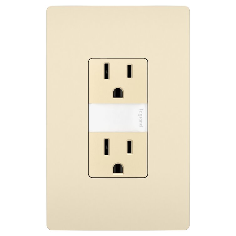 Legrand radiant Smart 15-amp Single-pole/3-way Smart Illuminated Rocker  Light Switch with Wall Plate, White in the Light Switches department at