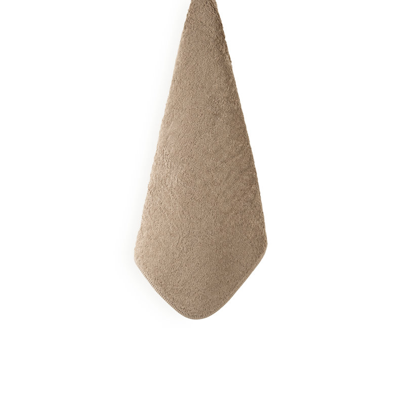 Long Double Loop Hand Towel, Stone, 18" W x 30" L
