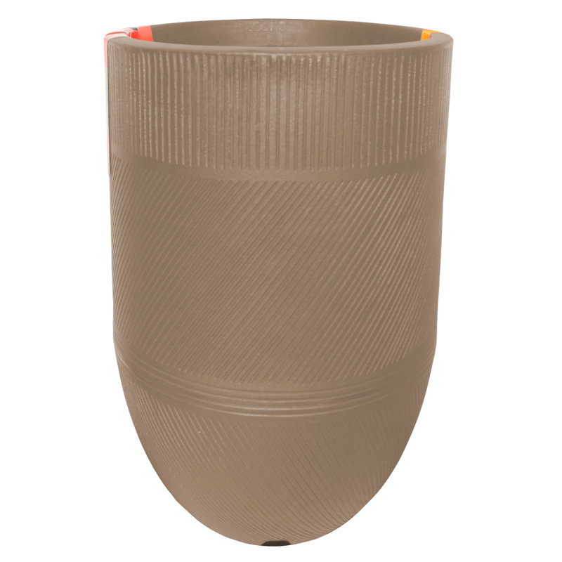 Pot à fleurs Floridis Argos Cachepot, H 22,44 po x l 13,8 po x P 13,8 po, Noir