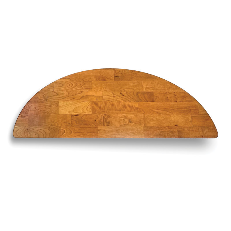 Sage Demilune Sofa Table With Wood Legs