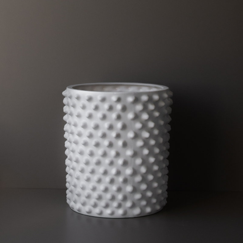 13.78'' Ceramic Table Vase, White