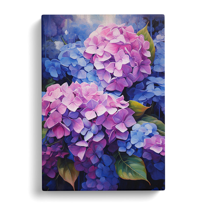 Hydrangea Informel No.2 - Wrapped Canvas, 60cm H x 40cm W x 3cm D
