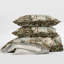 Greenwood Ivory/Red Linen Duvet Cover Set-533456990