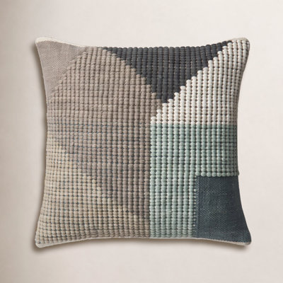 Kacie Geometric Embroidered Throw Pillow