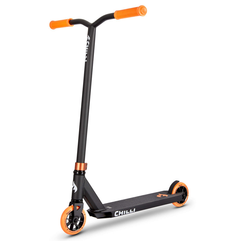 Chilli Base Stunt Scooter, Black/Orange