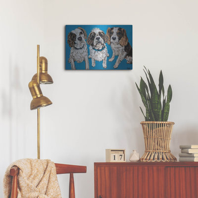 " King Charles Family " by Carolee Vitaletti