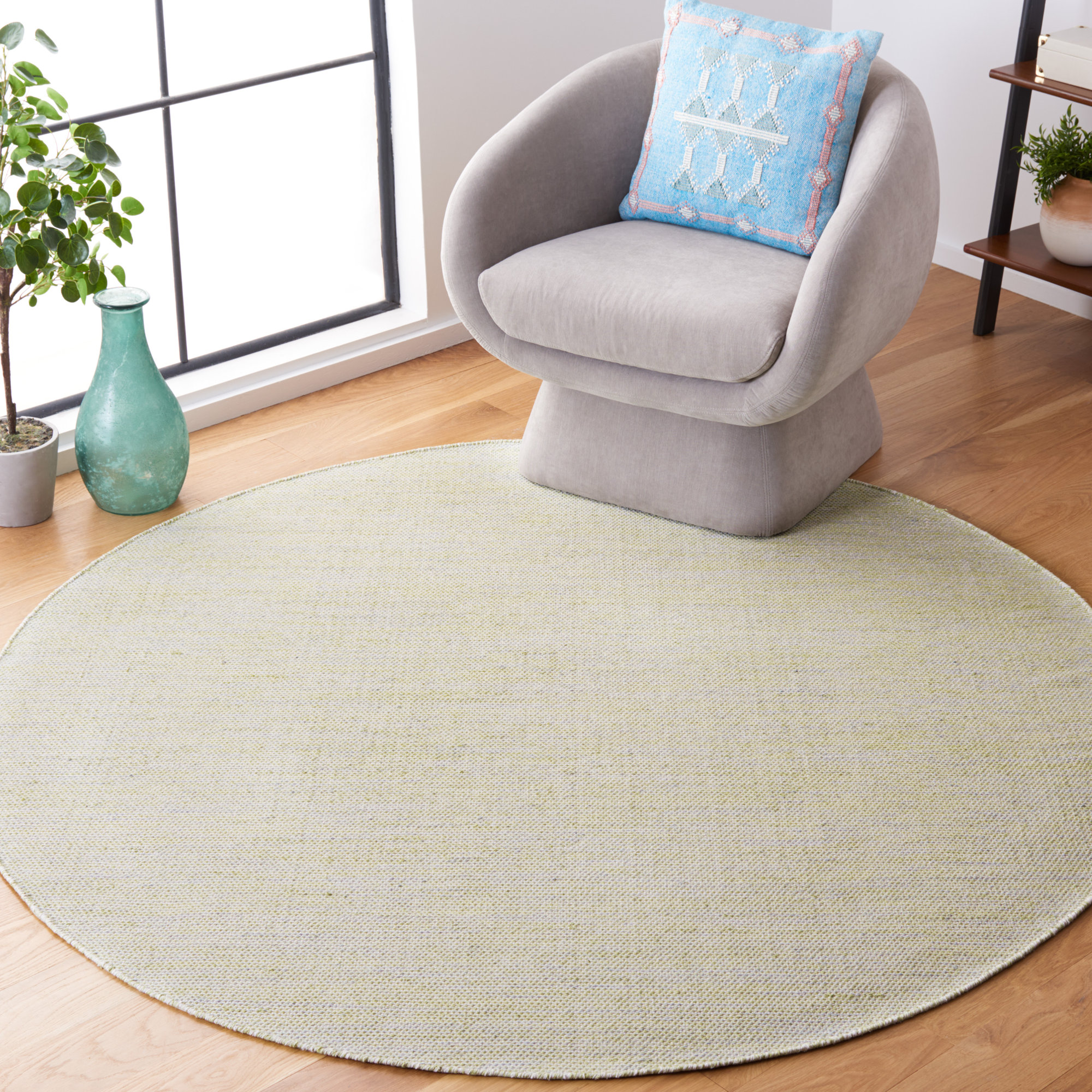 Dallis Cotton Rug, Round 6'