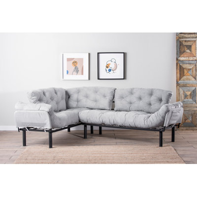 Upholstered L-Shaped Sectional Left Hand Facing
