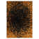 Alaisdair Splash Abstract Black Orange Area Rug