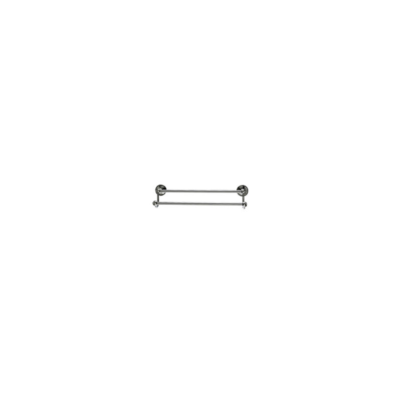 Edwardian Bath Double 20 1/2" Wall Mounted  Towel Bar, Brushed Satin Nickel