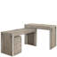 Bureau en bois massif avec prises Musso